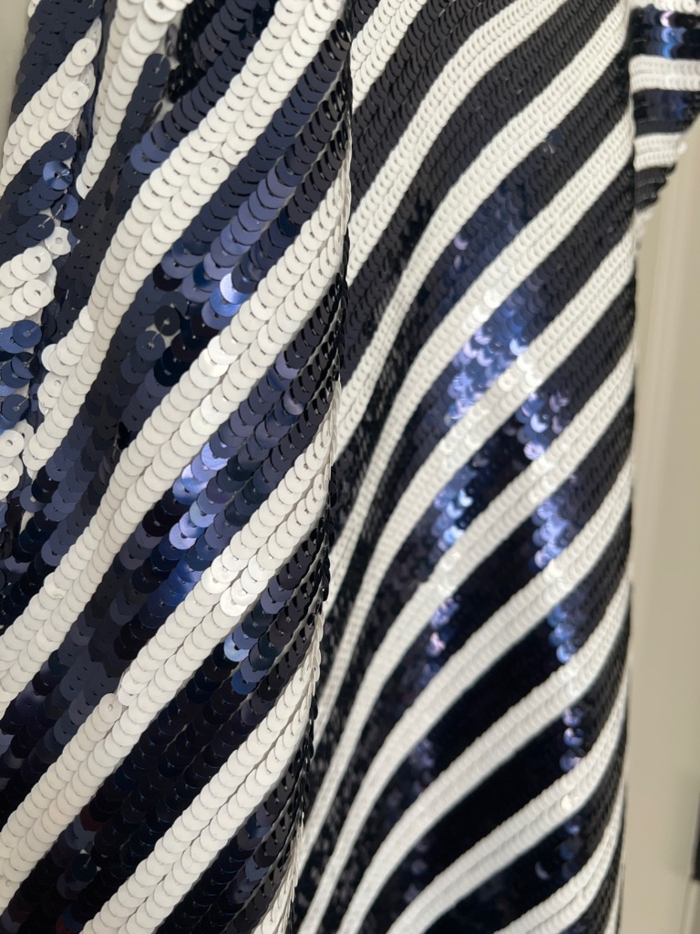 J. Crew Collection • Gwyneth V-neck slip dress in sequin stripe - Picture 8 of 8